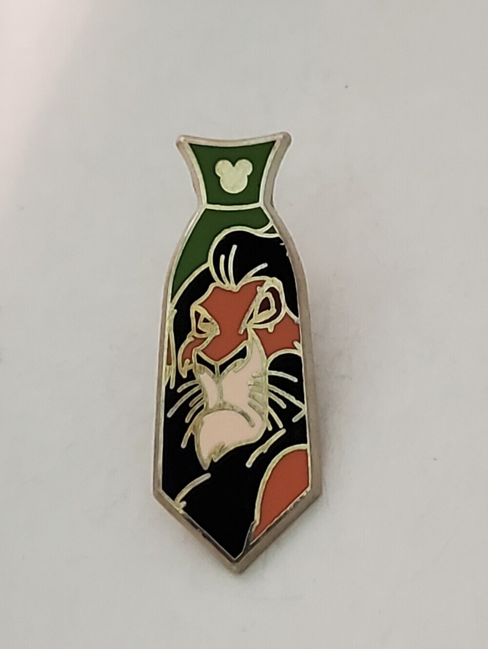 Disney Pin Trading Villain Neckties Scar The Lion King Hidden Mickey Pin
